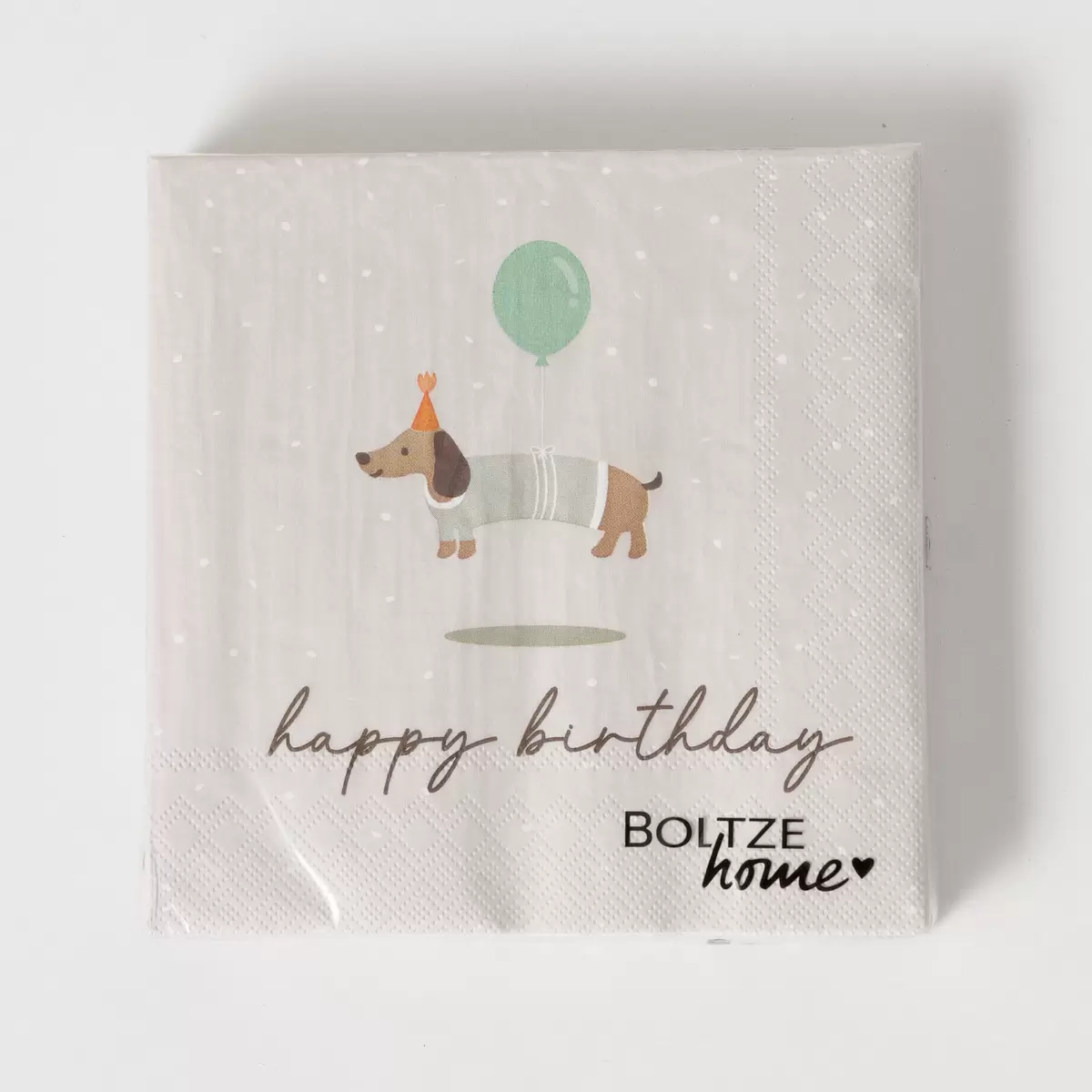 Serviette Hund Tweety beige,braun