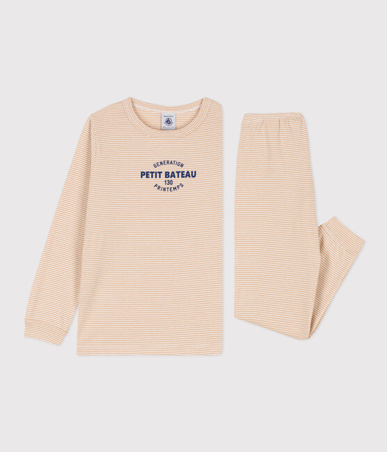 Pyjama rayé en coton enfant
