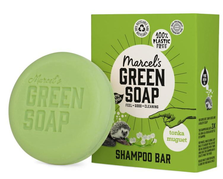 Marcels Green Soap Tonka & Muguet Shampoobar90 gram