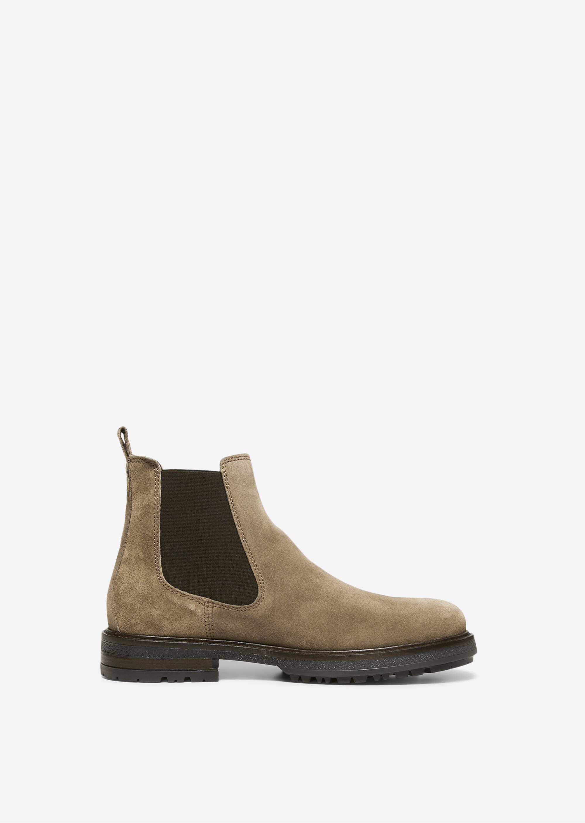 Chelsea-Boot aus edlem Velours-Rindleder