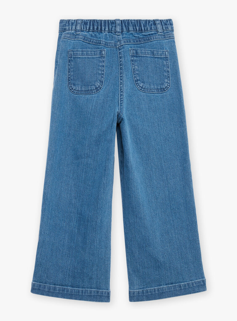 Jean flare denim clair