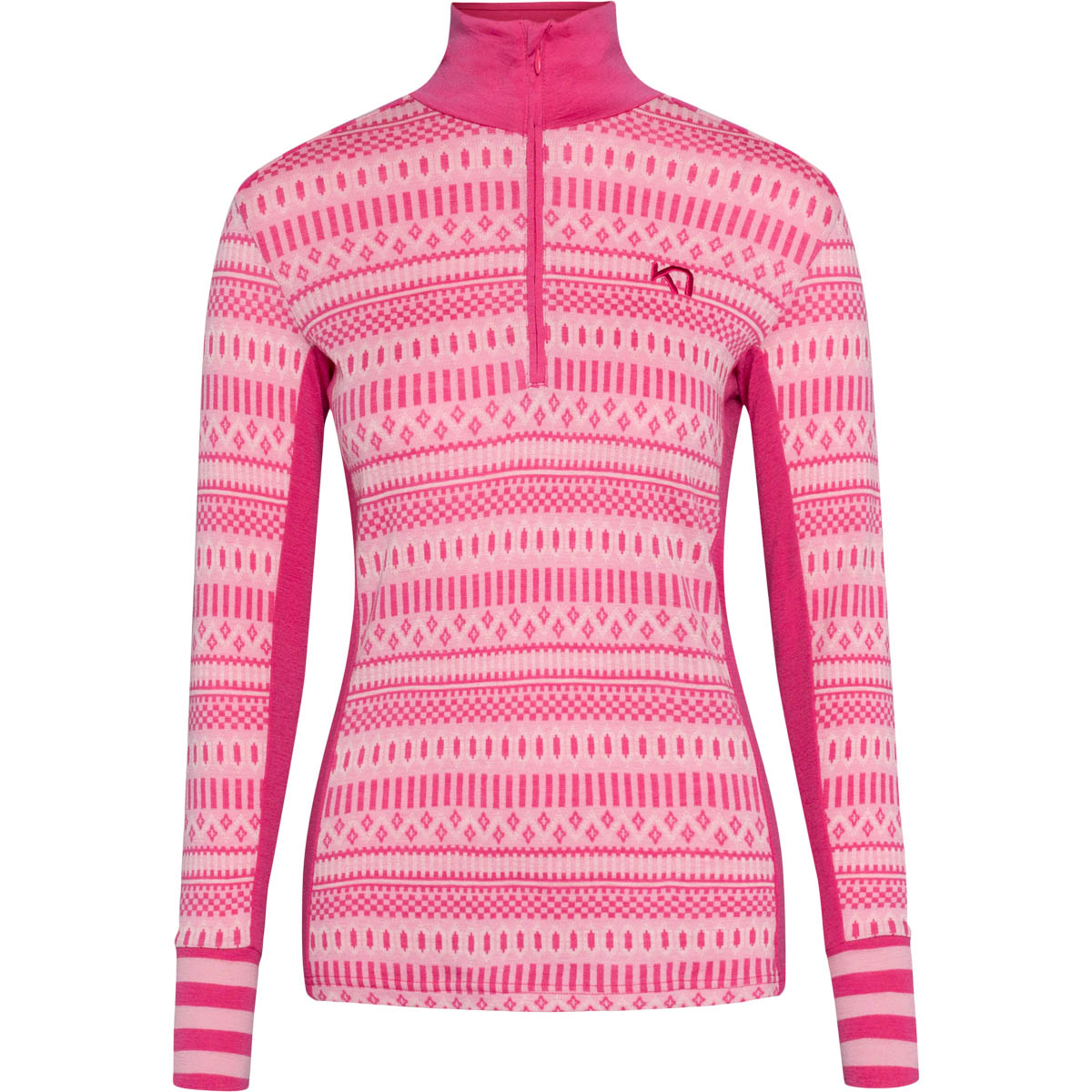 Kari Traa Åkle Half Zip Merinould Skiundertrøje Dame