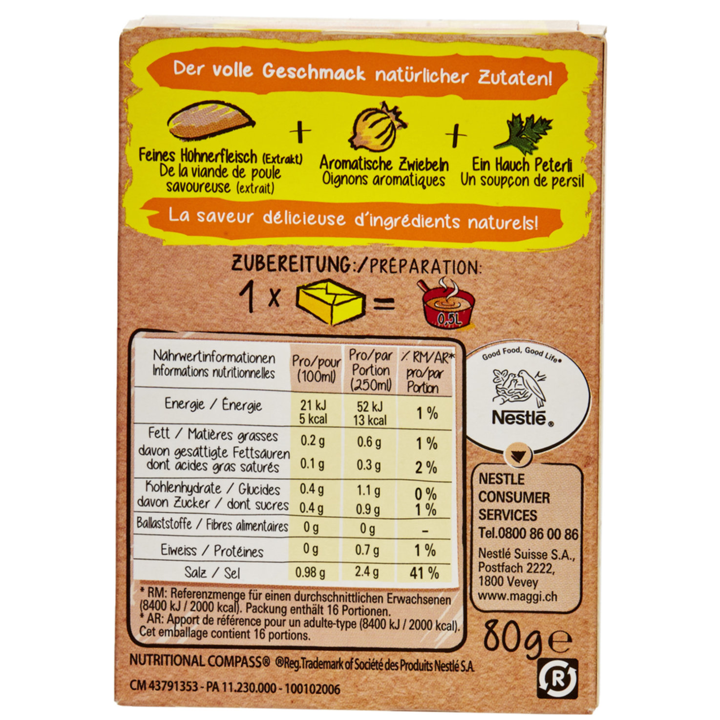 Maggi Natural Huhn Bouillon