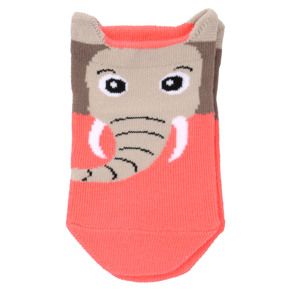 Topomini 5 Paar Baby Sneaker mit Tier-Motiven dunkelblau / rot / creme