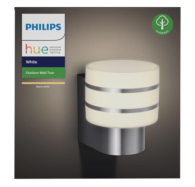 Philips Hue Tuar væglampe 1x9,5W (inox)