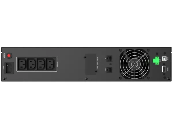 PowerWalker VI 2200 RLE - UPS (rackversion) - AC 230 V - 1320 Watt - 2200 VA - 9 At - USB, RS-232 - output-stikforbindelser: 4