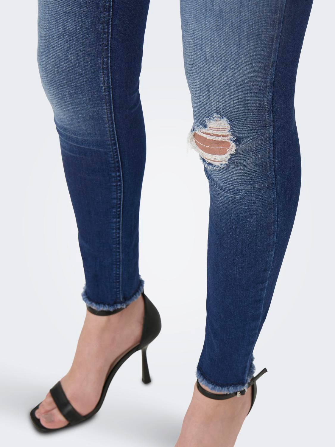 ONLBLUSH Mittlere Taille Skinny Fit Jeans Medium Blue Denim