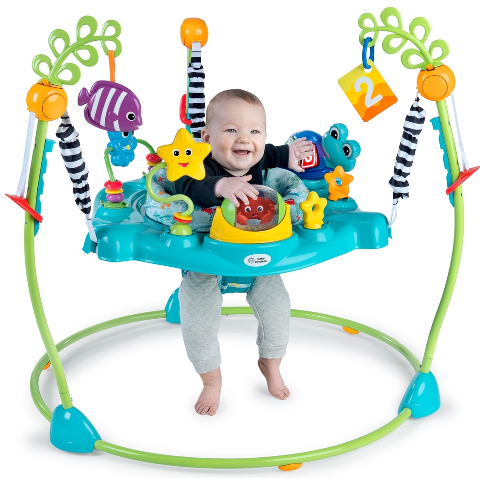 Baby Einstein Curiosity Cove 2-in-1 Aktivitäts-Baby-Jumper