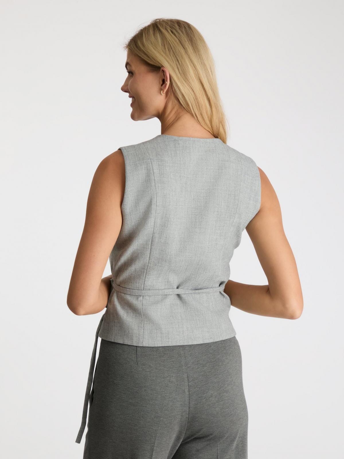 Neo Noir Samara Wrap Waistcoat