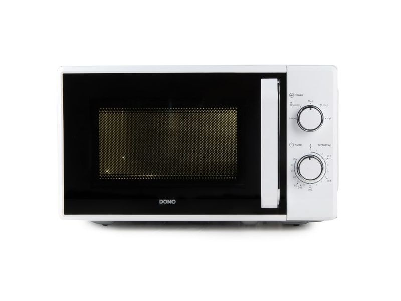 Domo Mikrowelle DO3120 Weiss Freistehende Mikrowelle für schnelles Erwärmen und Zubereiten