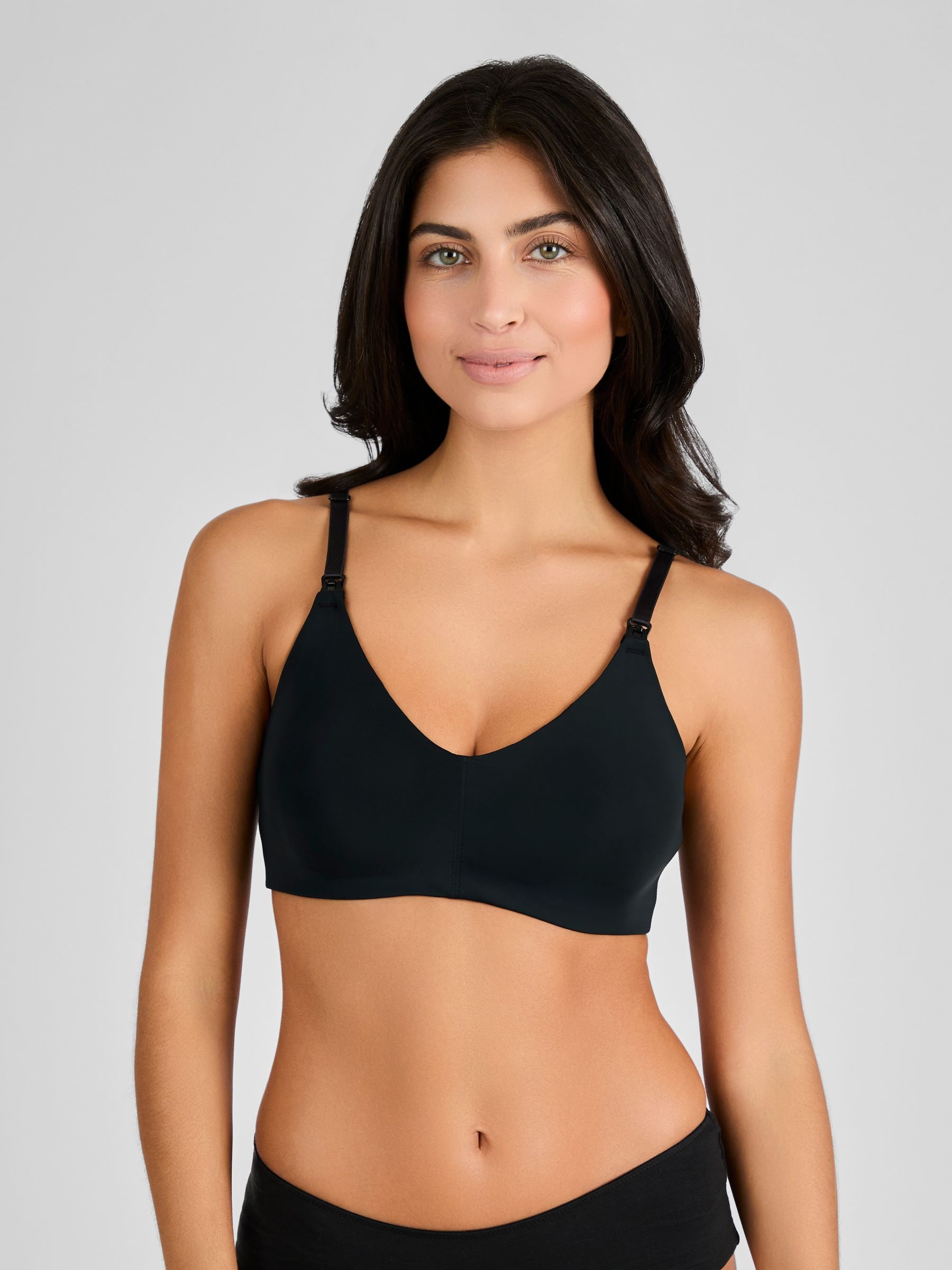 Zwart - JoJo Maman Bébé Microfibre Moulded Maternity & Nursing Bra