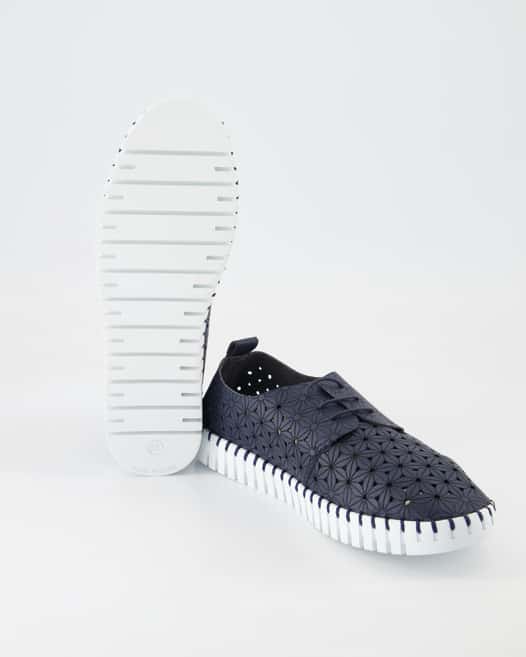 Terry Poppy Sneaker in Blau