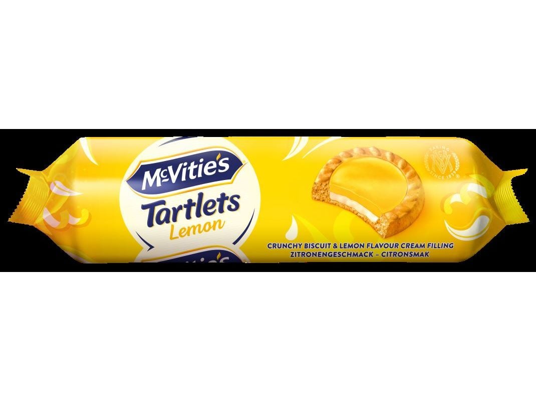 TARTELETES MCVITIE'S RECHEIO LIMÃO 100G