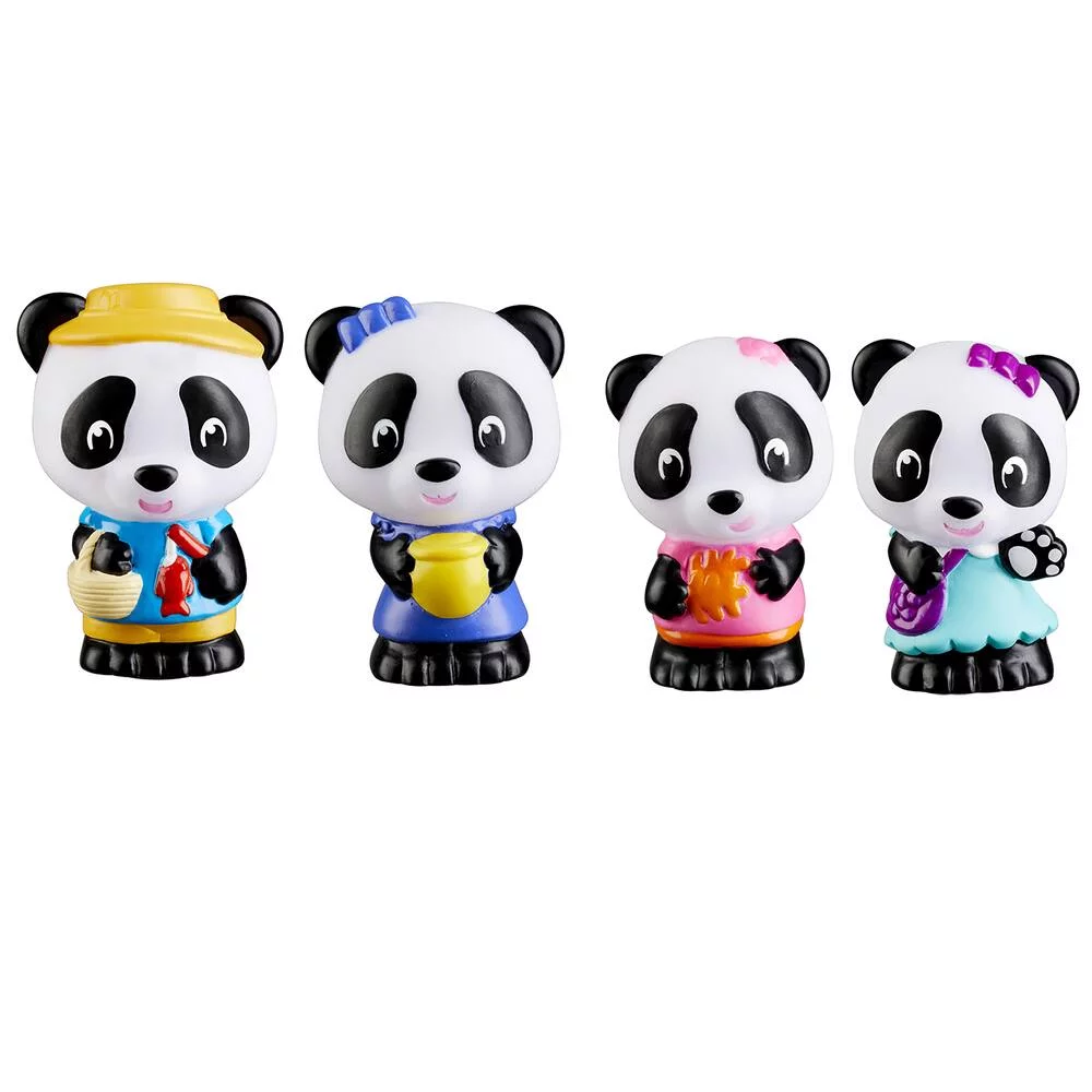 KLOROFIL - FAMILLE PANDA 4 PERSONNAGES
