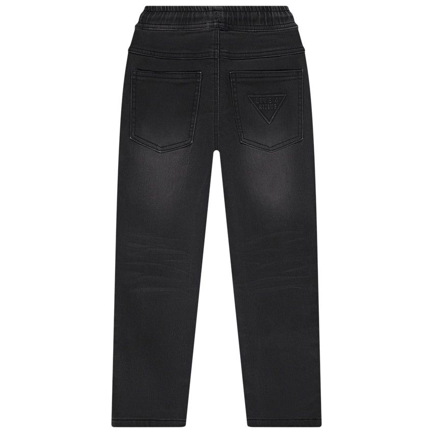 Jean style jogger en denim pour garçon - Gris chiné