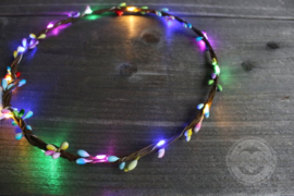 LED hoofdband Fairy - Multicolor blossom/Multi Led