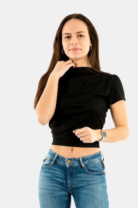 tee shirt guess jeans aura noir