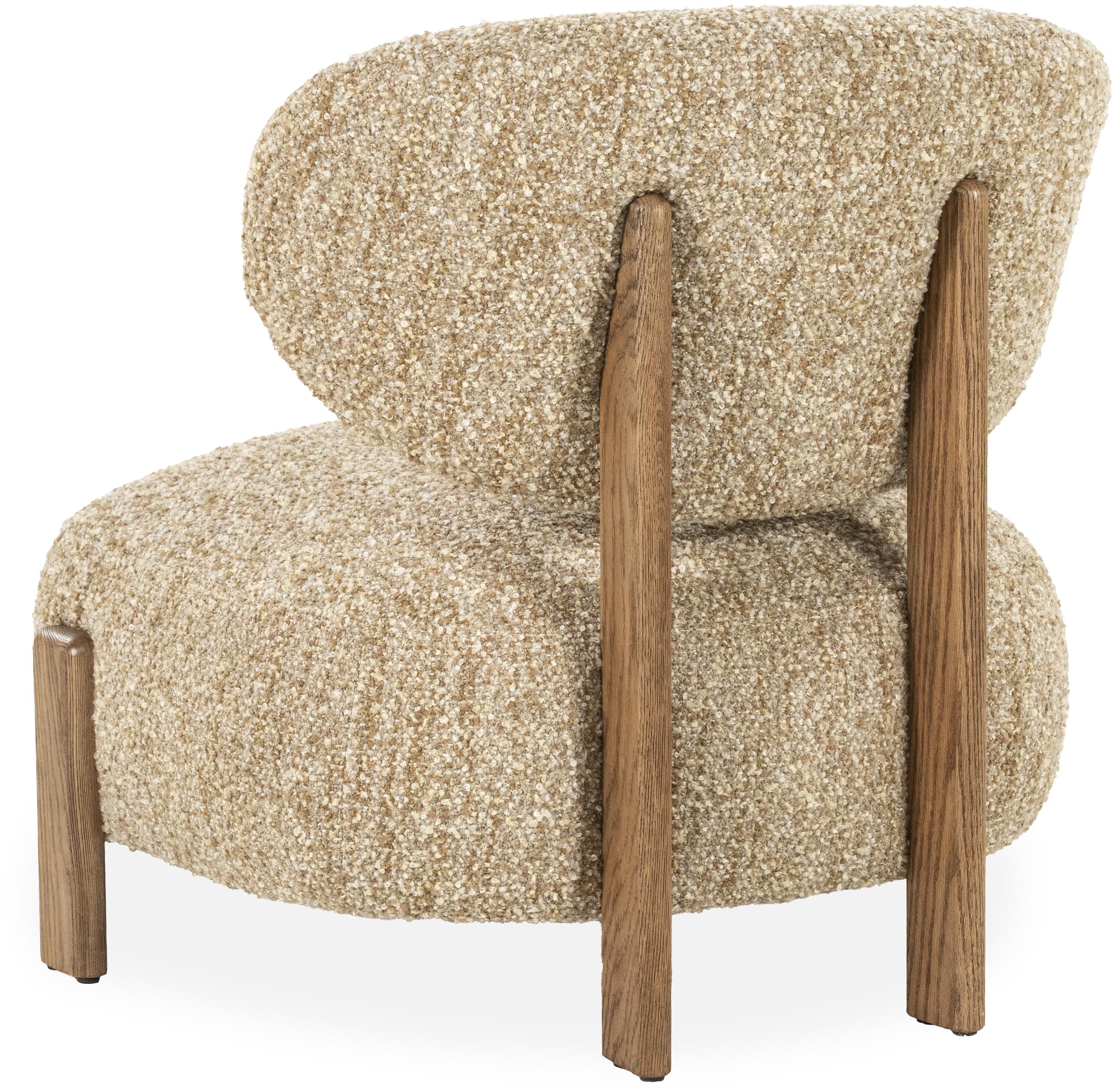 Fauteuil Taupe bay bruin 96510 Reza B75 x D80 x H76.5 cm