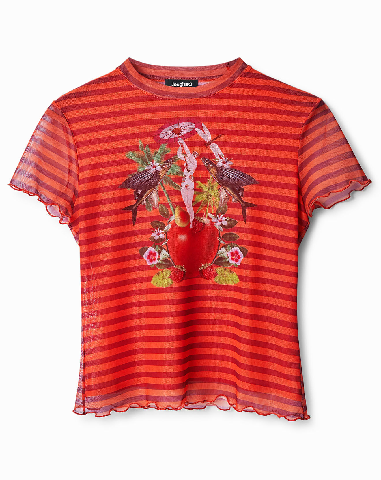 Desigual T-Shirt Hedwiga orange clair