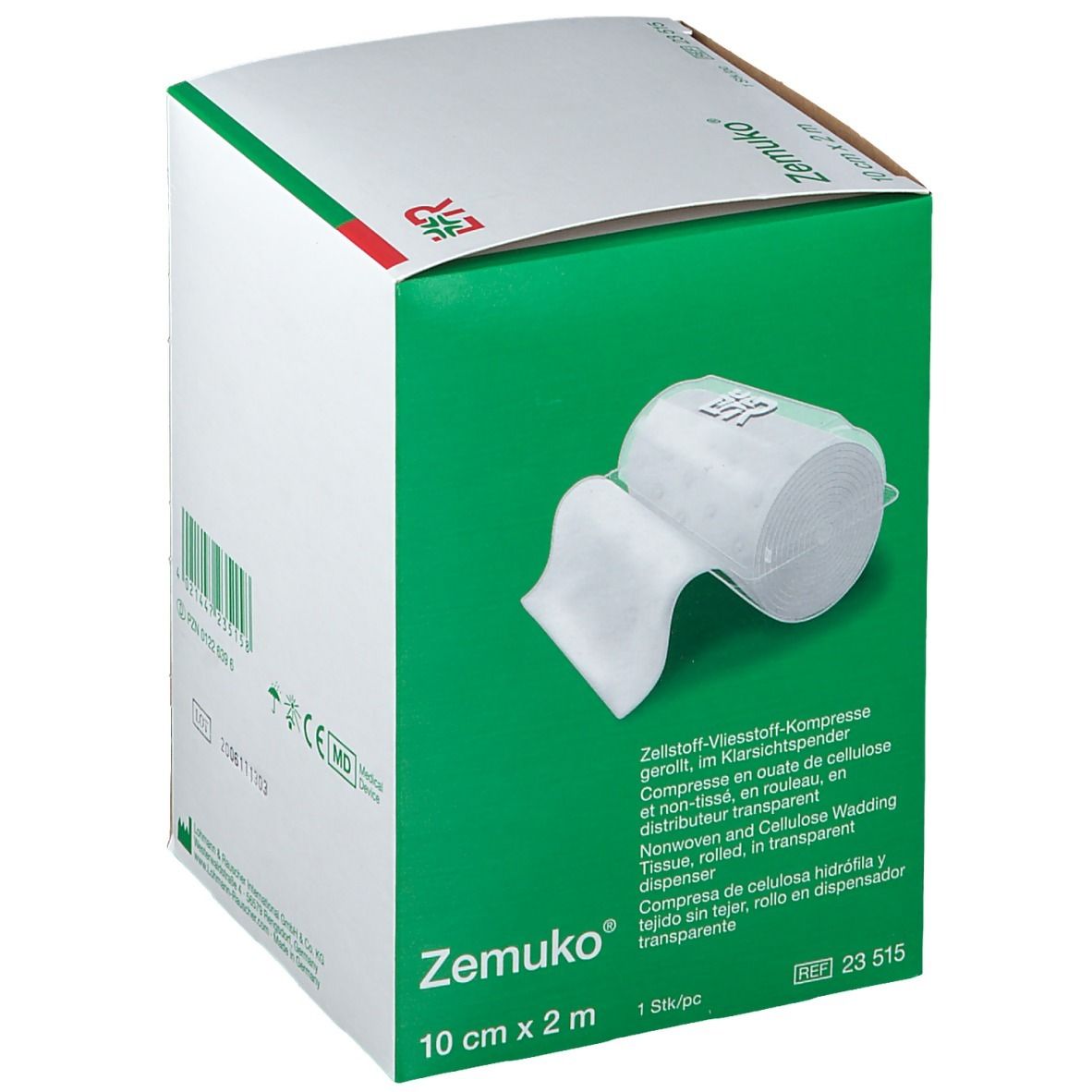 Zemuko Kompresse gerollt 2 m x 10 cm 23515