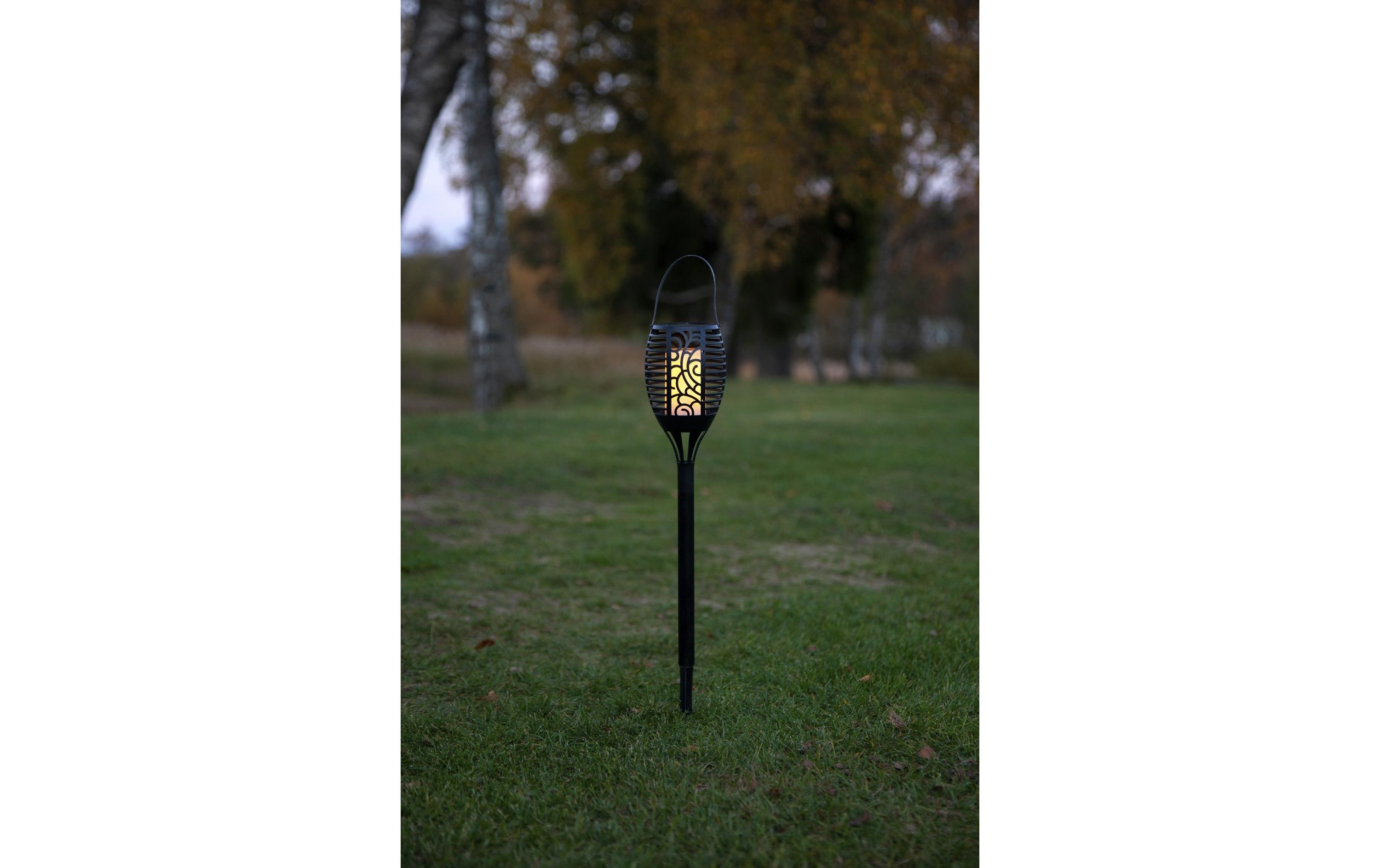 Gartenlicht Solar Flame, SchwarzSolar Fackel mit Kerzeneffekt