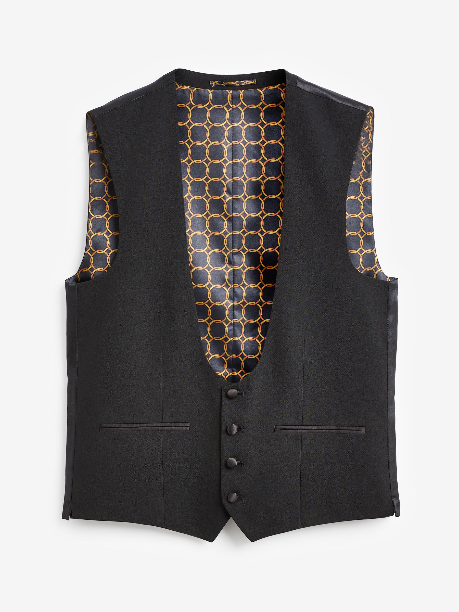 Zwart - Gilet met regular fit
