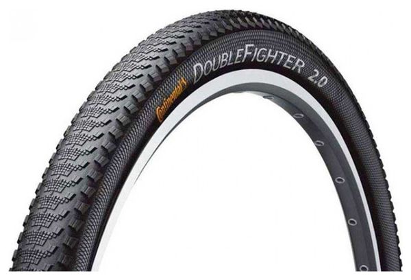 Pneu Ville Continental Doublefighter Iii 28 / 29 x2.00   /  50-622 Mm Noir Avec Réflexion