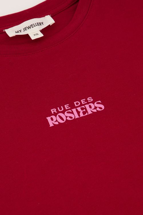 Burgundy T-shirt 