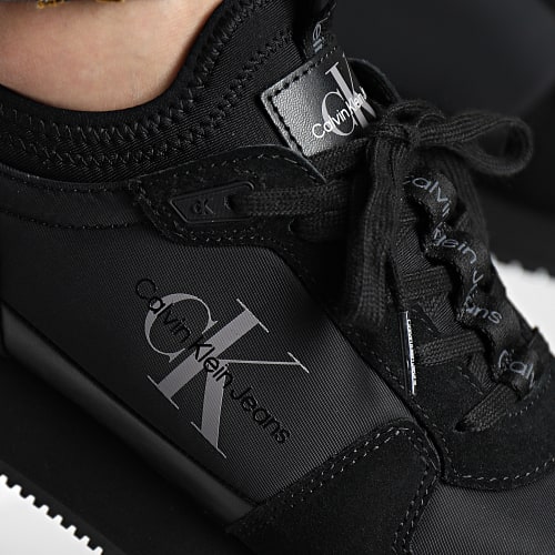 Baskets Runner Sock Lace Up 0553 Triple Black