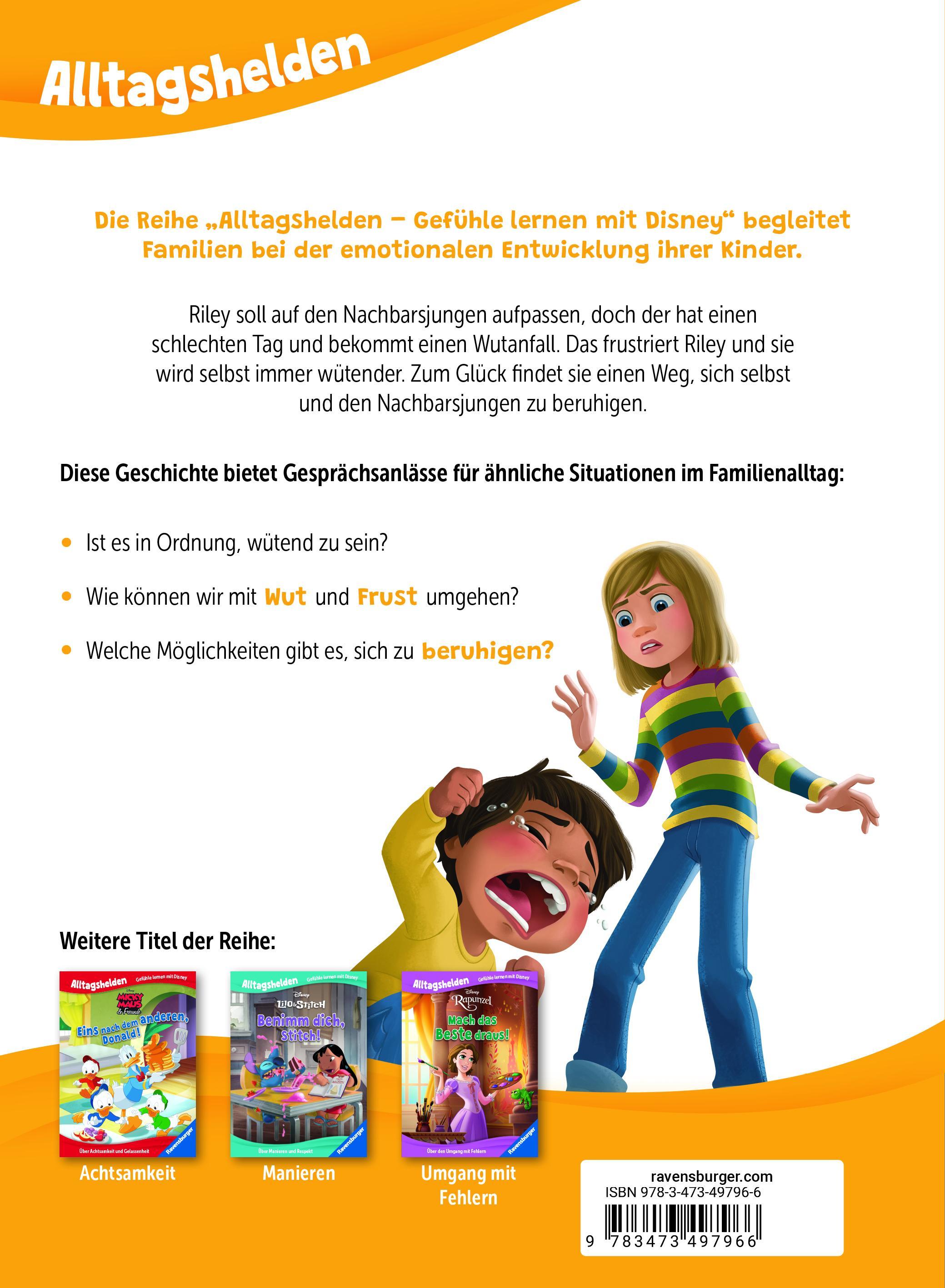 Alltagshelden - Gefühle lernen mit /Pixar: Alles steht Kopf - Wie Hitzköpfe cool bleiben - Über den Umgang mit Wut - Bilderbuch ab 3 Jahren