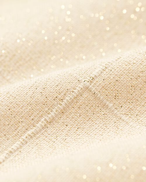 nappe carreaux fil d'or 180 cm