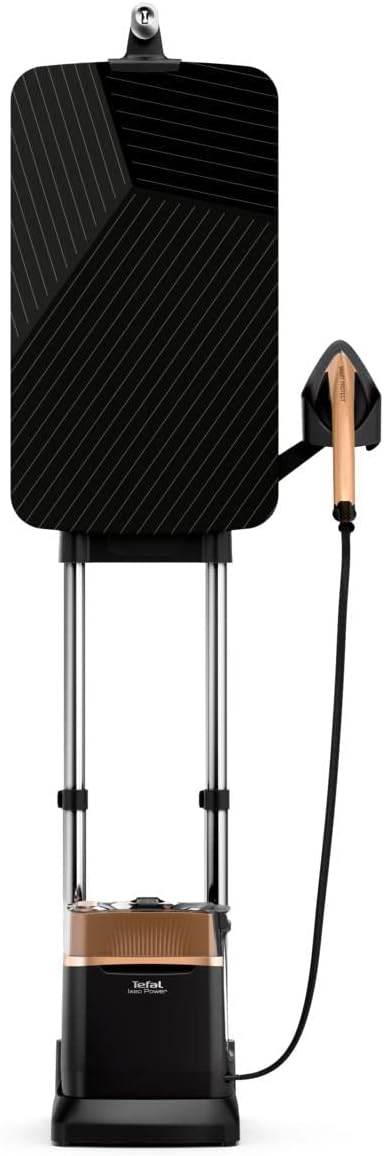 TEFAL QT2020 IXEO POWER ALL-IN-ONE Défroisseur vapeur avec planche intelligente intégrée à 3 positions Désinfectant et repassage, Technologie vapeur haute pression, pression de vapeur 5,8 bar, 2170 W,
