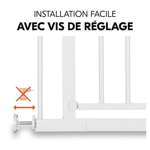 Barrière de sécurité Open N Stop 2 - Blanc - HAUCK