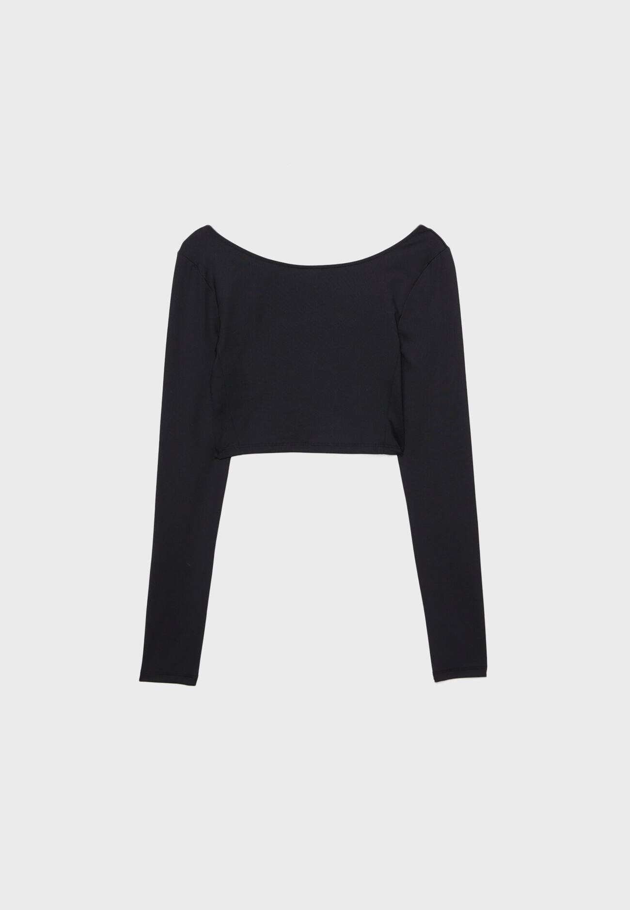 Camiseta com costas de alças