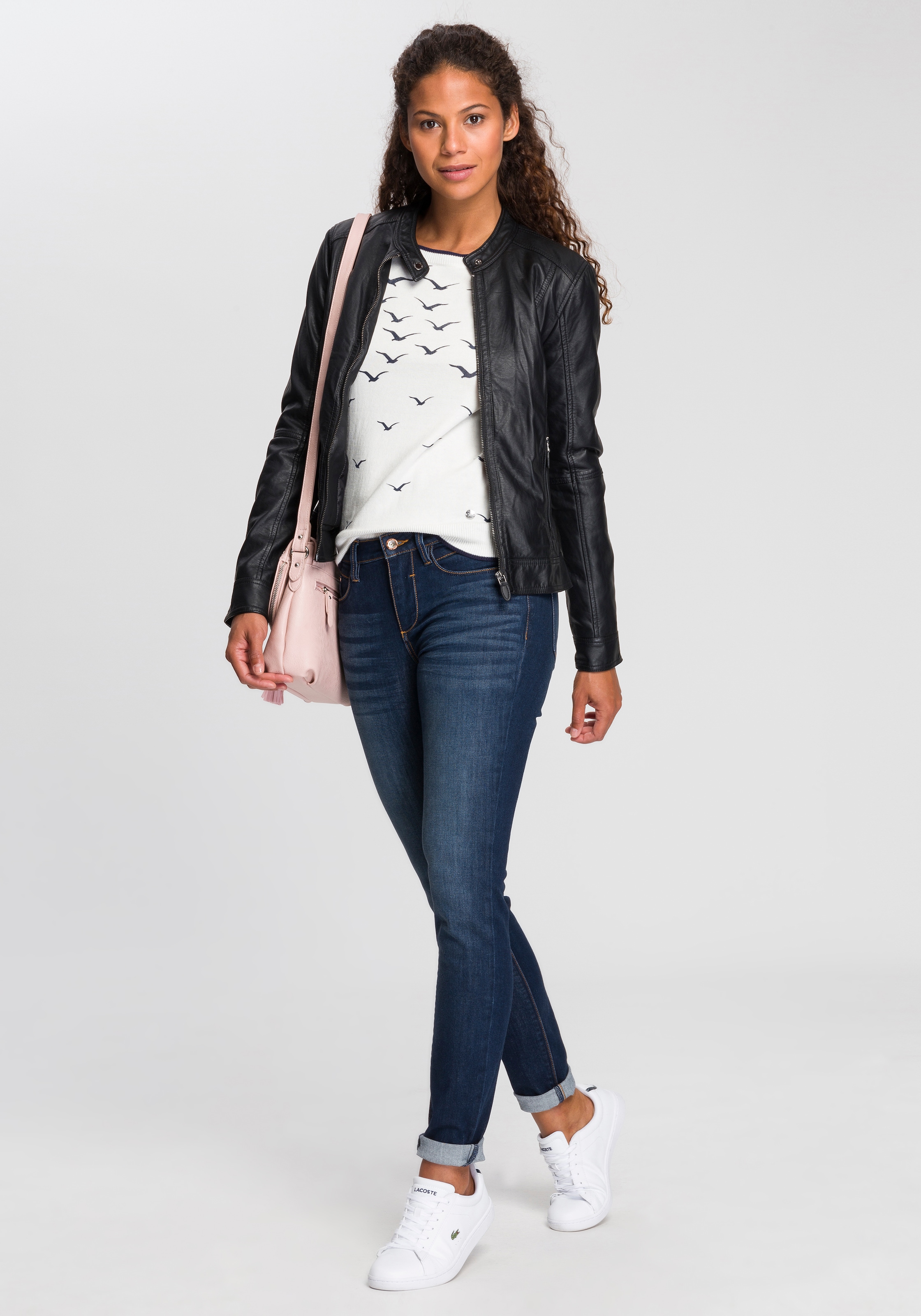 TOM TAILOR Skinny-fit-Jeans , in figurbetonter 5-Pocket-Form
