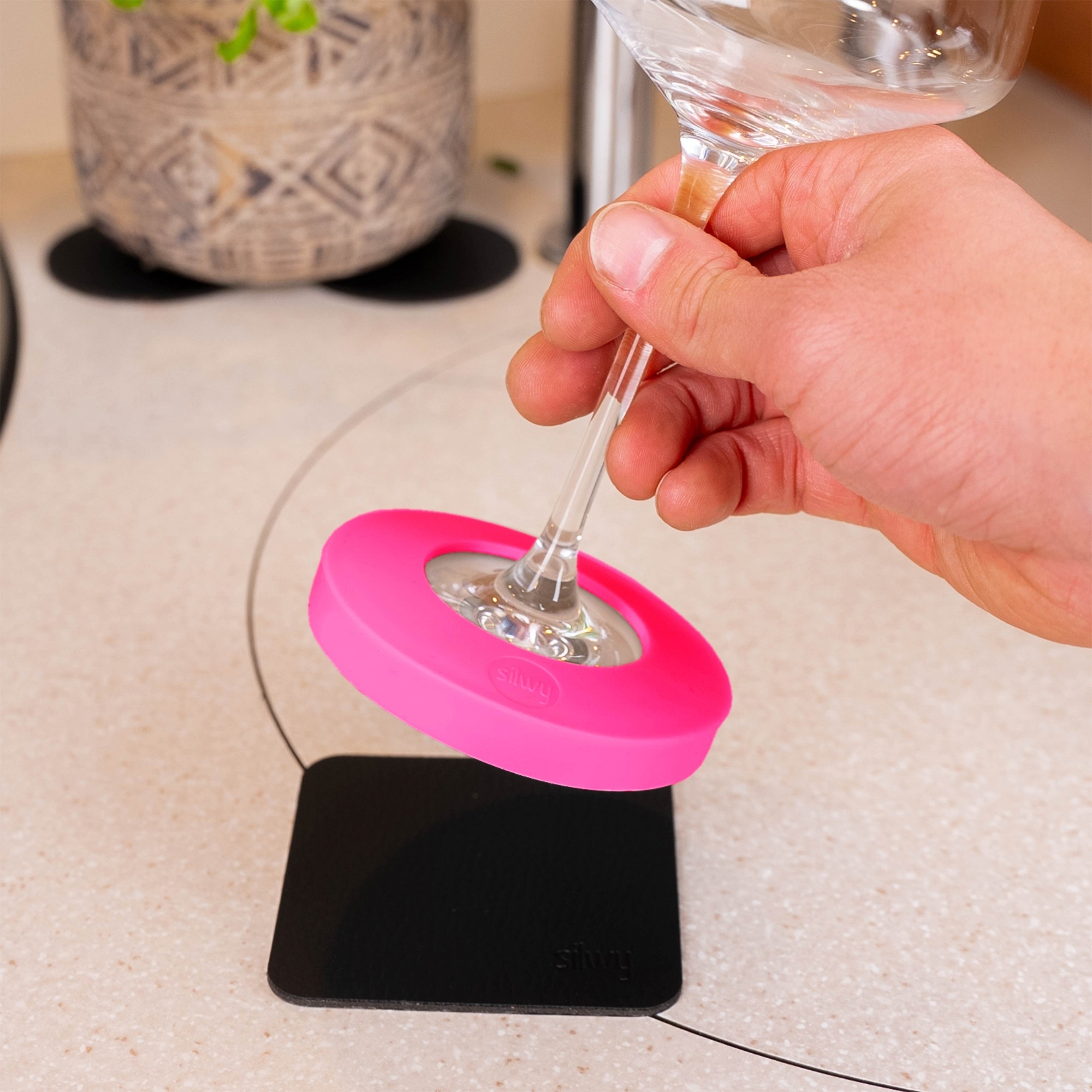 Magnet-Kondom für Stielgläser - 6er Set