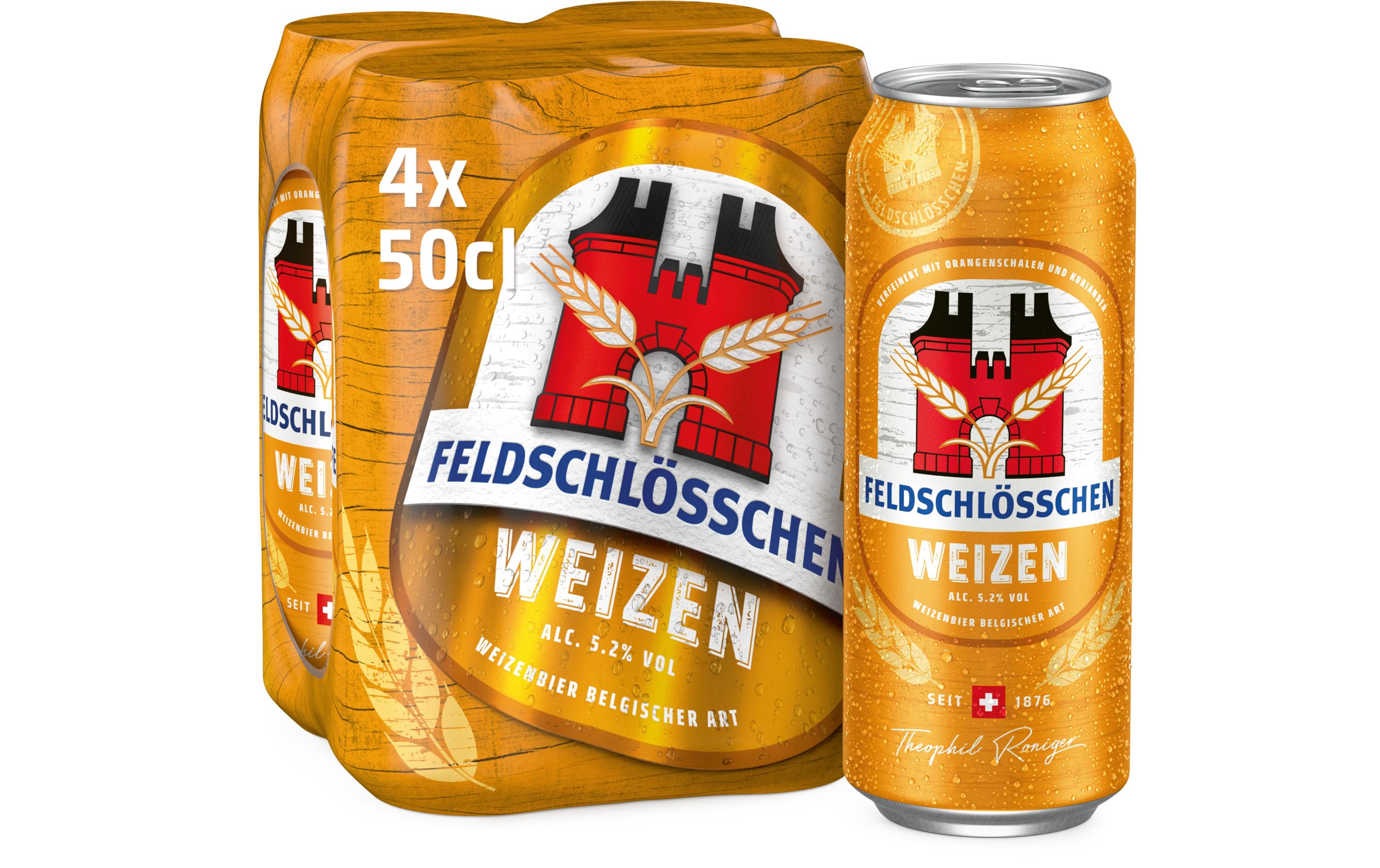 Bier Weizen 4 x 0.5 lSchweizerisches Weizenbier