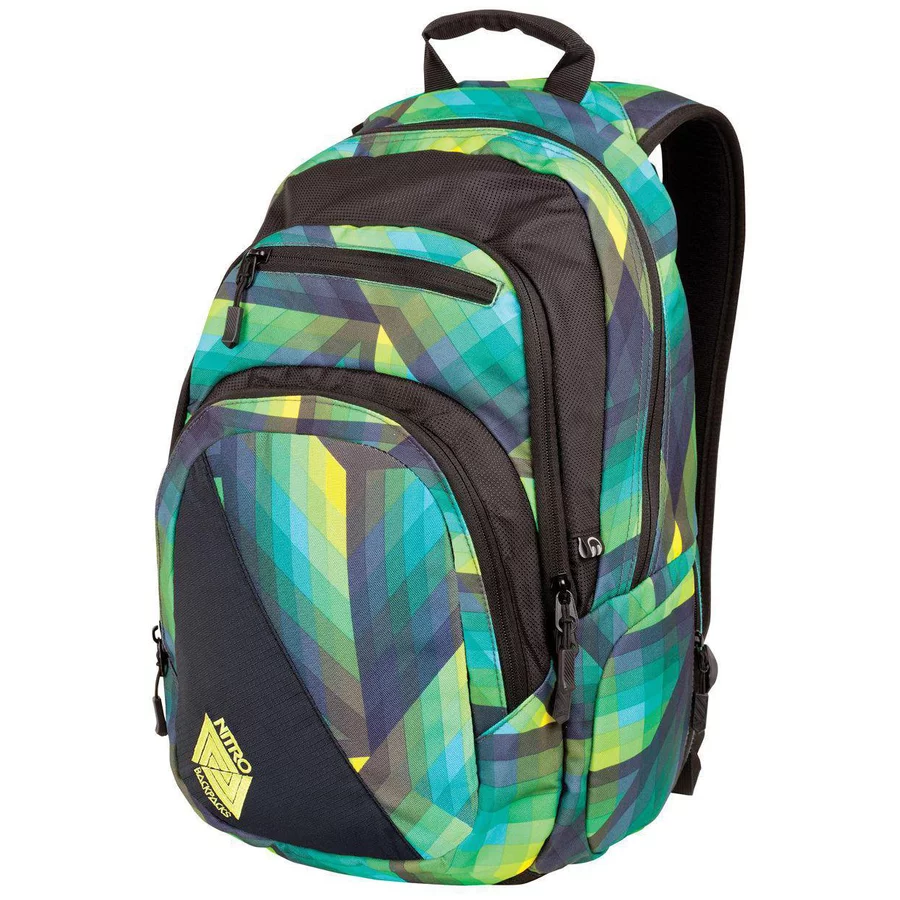 Nitro Stash - Laptoprucksack 49 cm 15 geo green