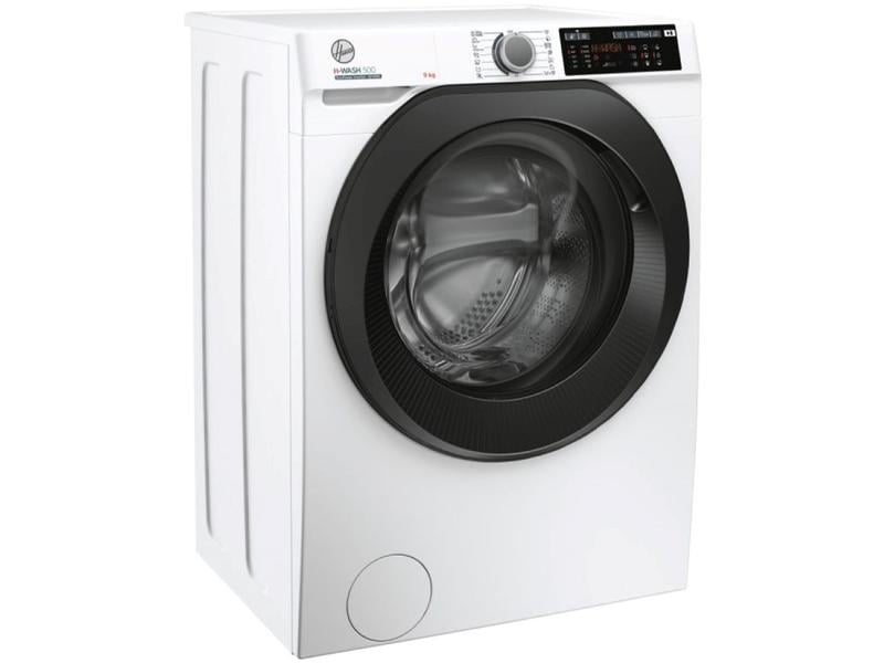 Hoover Waschmaschine HW 49XMBB/1-S Links Frontloader mit 9 kg Ladekapazität