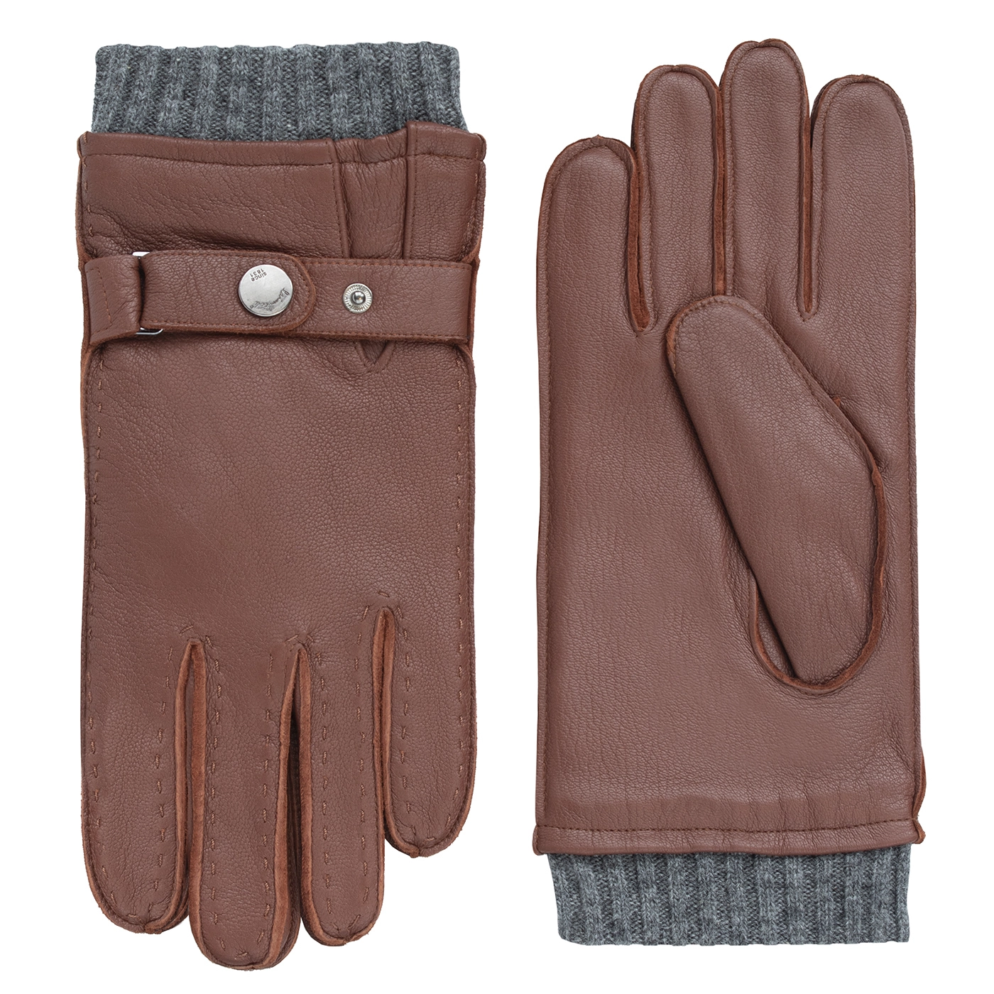 Laimböck Sheffield Glacé Handschoenen Heren Tan Maat 10
