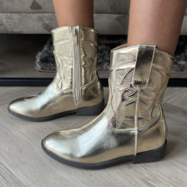 Cowboy boots - gold