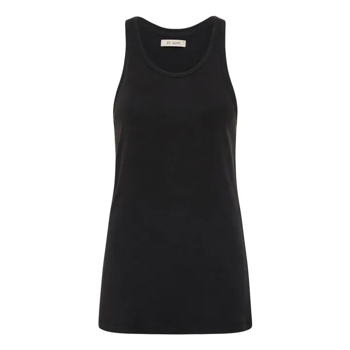 St Agni Débardeur Everyday Coton Bio | Noir