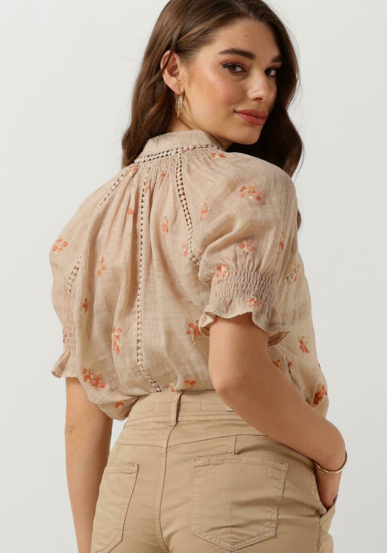 NUKUS zand nukus top carolina top embroidery