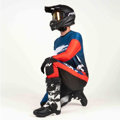 Maillot cross Prov MARTIAN 2025 - Bleu / Rouge