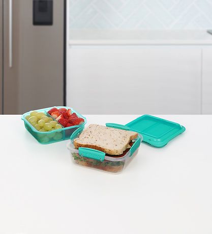 Sistema Brotdose - Lunch Stack Square - 1,24 L - Türkis