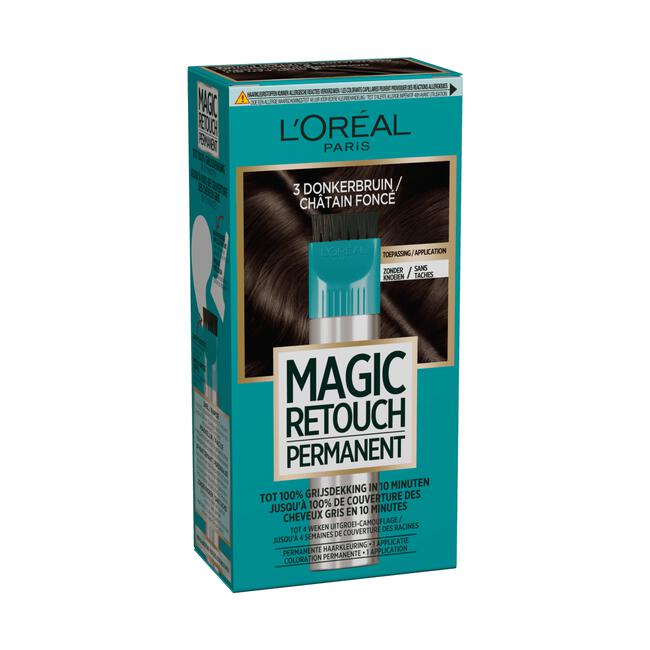 L'Oréal Paris Magic Retouch Permanente Haarverf 3 Donkerbruin