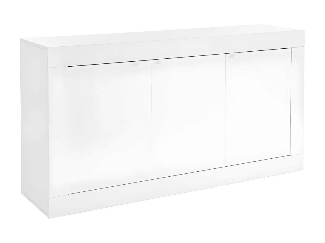 Buffet COMETE - 3 portes - Blanc laqué