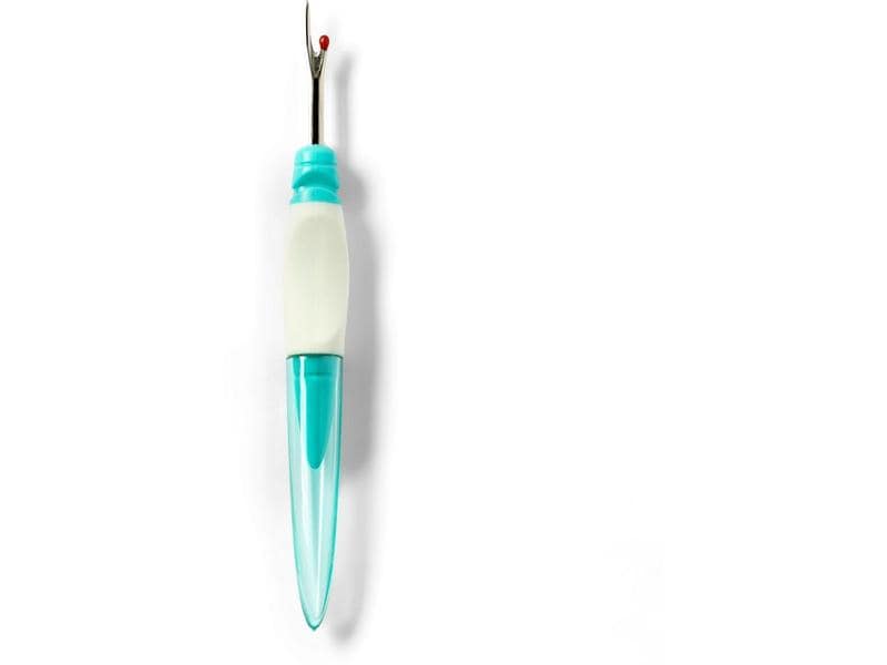 Prym  Love Nahttrenner Ergonomic Mint/Weiss, 11.3 cm Kleiner Nahttrenner zum Auftrennen von Stoffnähten