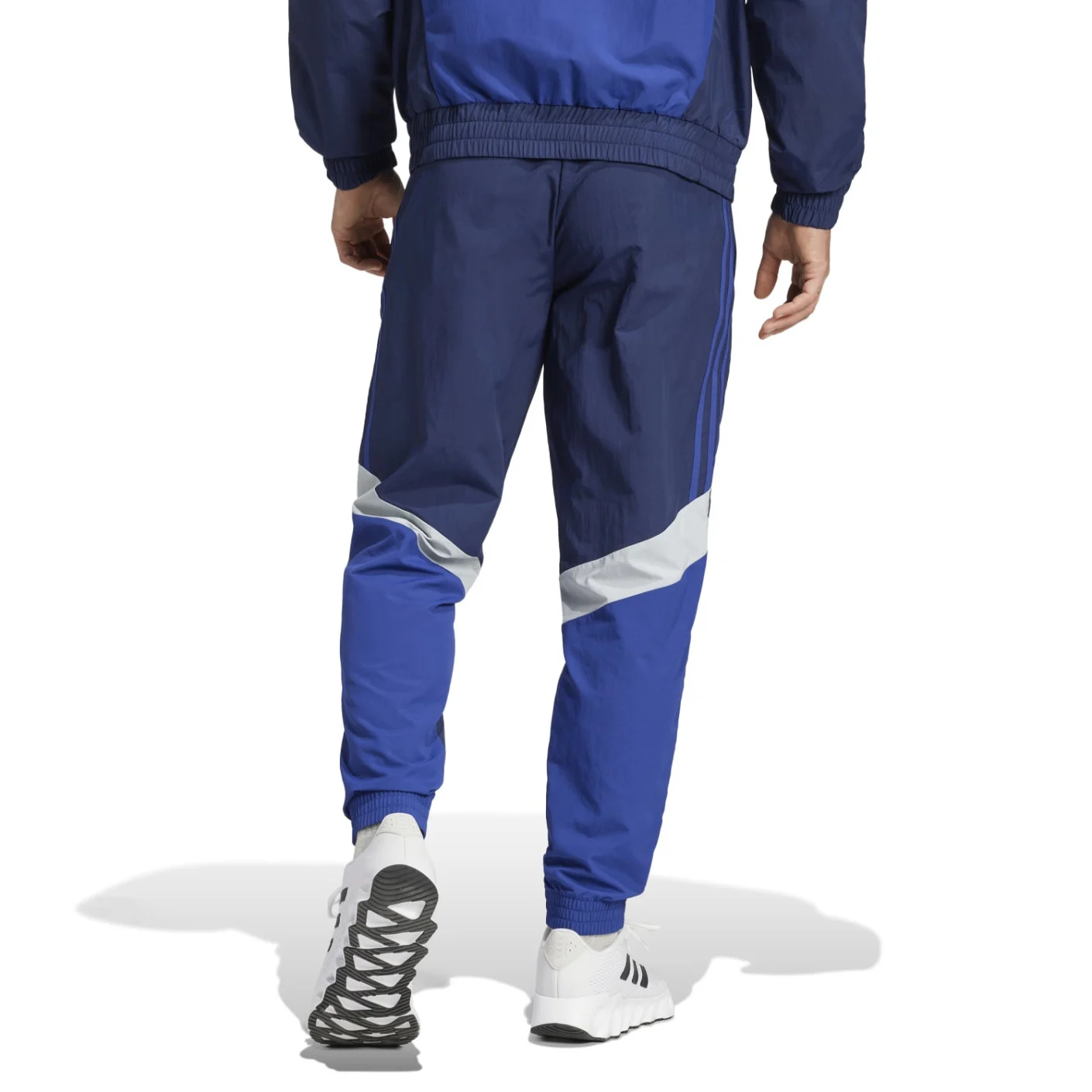 adidas Manchester United Culturewear Trainingspak Woven Full-Zip 2024-2025 Donkerblauw Blauw