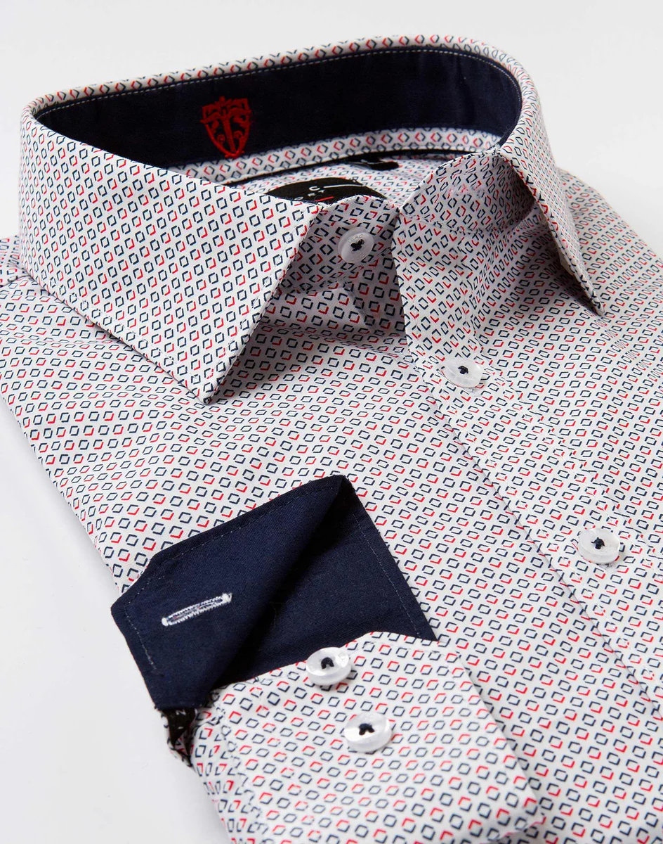Chemise Motifs Géométriques